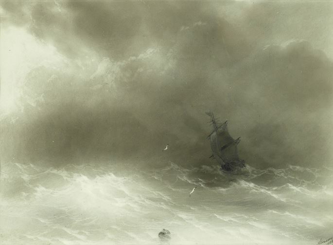 Ivan Konstantinovich  Aivazovsky - A Strong Wind | MasterArt